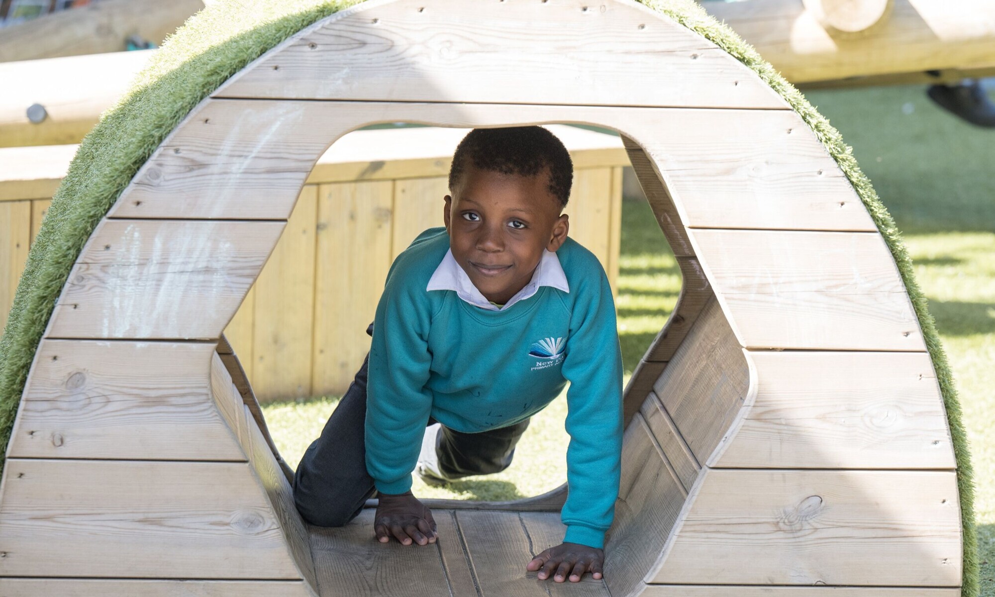 Northern Star Academies Trust Student Playing Outside