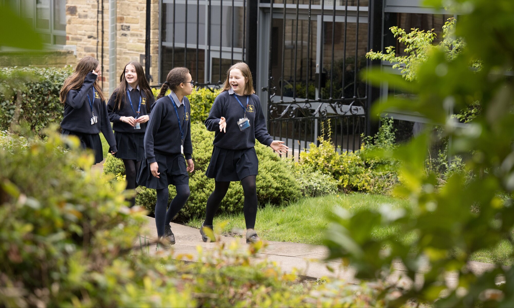Northern Star Academies Trust Students Walking to Class