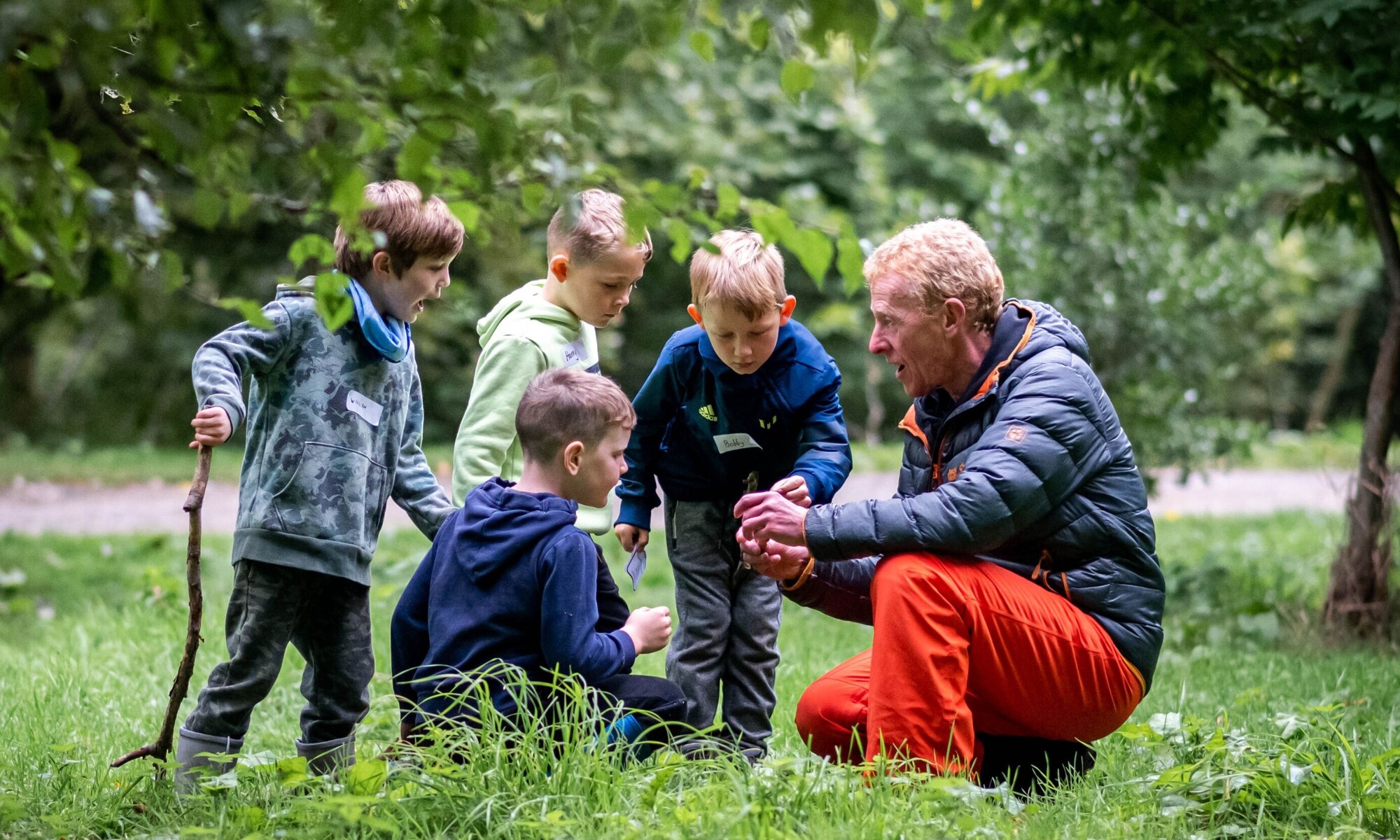 Northern Star Academies Trust Students in Forest School